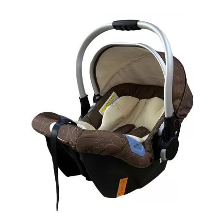 Mama Kiddies autós babahordozó barna színben ajándék szűkítőbetéttel