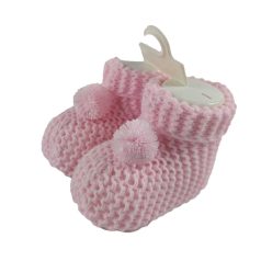 Kötött kocsicipő - rózsaszín