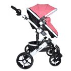 Mama Kiddies Venus 3az1-ben multifunkciós babakocsi kiegészítőkkel pink színben + Ajándék