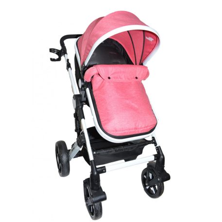 Mama Kiddies Venus 3az1-ben multifunkciós babakocsi kiegészítőkkel pink színben + Ajándék