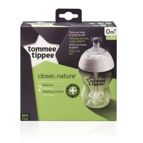 Tommee Tippee Closer to Nature Anti-Colic Plus cumisüveg 2x260ml