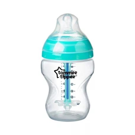 Tommee Tippee Advanced anti colic cumisüveg 260ml türkiz színben