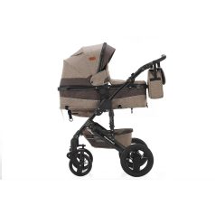   Mama Kiddies Evening Star Black Edition 3az1-ben multifunkciós babakocsi kiegészítőkkel bézs-barna színben + Ajándék