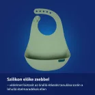 LOVI Szilikon előke zsebbel Pistachio