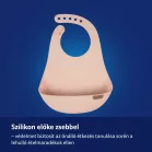 LOVI Szilikon előke zsebbel Nude