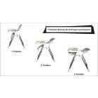 Mama Kiddies ProComfort NewLine fehér pingvin mintás multifunkciós etetőszék + Ajándék