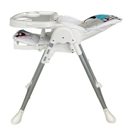 Mama Kiddies ProComfort NewLine fehér pingvin mintás multifunkciós etetőszék + Ajándék