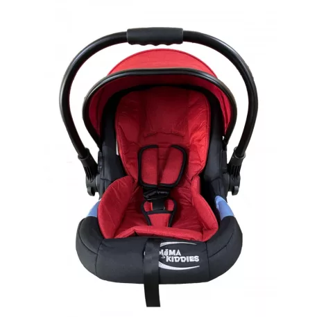 Mama Kiddies autós babahordozó piros-fekete színben ajándék szűkítőbetéttel
