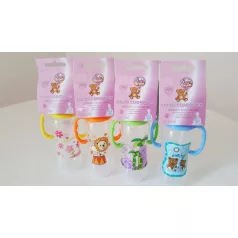    1 db Baby Bruin PP fogantyús cumisüveg 240 ml + Ajándék - kék