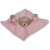 Baby Bruin macikás báb plüss kendő 20*20 cm - rózsaszín