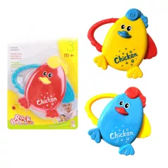 Csörgő rágóka csibe - sárga