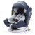 ISOFIX-es 360°-ban forgatható Mama Kiddies Murphy biztonsági autósülés (0-36 kg) grey színben ajándék napvédővel