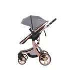 Mama Kiddies Sun Grey ELITE 3az1-ben babakocsi kiegészítőkkel szürke színben + Ajándék