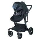 Mama Kiddies New York 3az1-ben multifunkciós babakocsi kiegészítőkkel fekete színben + ajándék