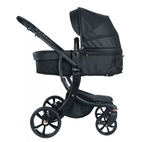 Mama Kiddies New York 3az1-ben multifunkciós babakocsi kiegészítőkkel fekete színben + ajándék
