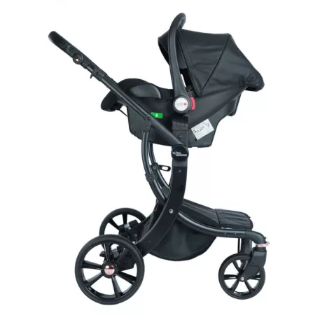 Mama Kiddies New York 3az1-ben multifunkciós babakocsi kiegészítőkkel fekete színben + ajándék