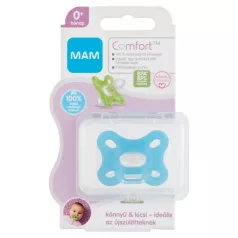 MAM Comfort puha szilikon cumi 0+ hónap - fiús