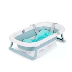   Chipolino Isla összecsukható kád hálós babatartóval 81 cm - Blue