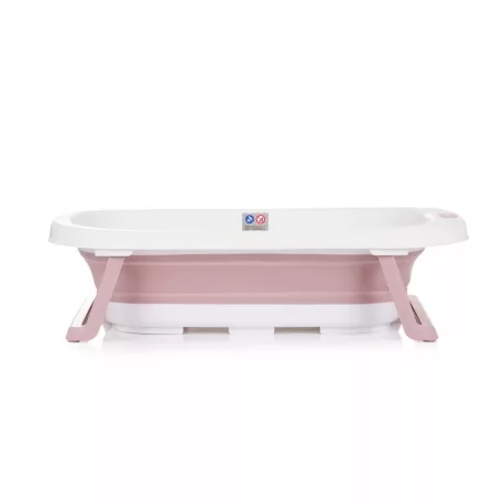 Chipolino Isla összecsukható kád hálós babatartóval 81 cm - Pink