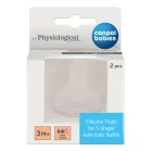 Canpol babies Szilikon etetőcumi az S-alakú cumisüvegekhez 3hó+ 2db lassú