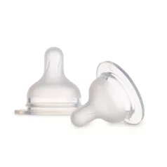   Canpol babies Szilikon etetőcumi az S-alakú cumisüvegekhez 6hó+ 2db közepes