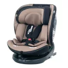 ISOFIX-es 360°-ban forgatható Mama Kiddies i-Size Power GT2 biztonsági autósülés (40 -150 cm) bézs színben ajándék napvédővel