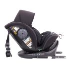ISOFIX-es 360°-ban forgatható Mama Kiddies i-Size Power GT2 biztonsági autósülés (40 -150 cm) fekete színben ajándék napvédővel