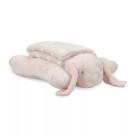 Lorelli Poffy Duo Baba Takaró és Párna Szett – Peach Bunny
