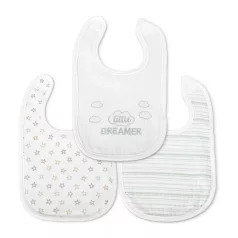 Lorelli Natural tépőzáras előke 3db - Unisex
