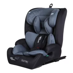   Mama Kiddies® i-Fix Journey 2 az 1-ben biztonsági autósülés (76–150 cm) Szürke / Fekete színben
