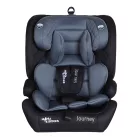 Mama Kiddies® i-Fix Journey 2 az 1-ben biztonsági autósülés (76–150 cm) Szürke / Fekete színben