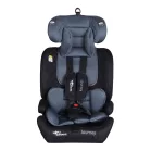 Mama Kiddies® i-Fix Journey 2 az 1-ben biztonsági autósülés (76–150 cm) Szürke / Fekete színben