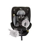 ISOFIX-es 360°-ban forgatható Mama Kiddies iSize Capry biztonsági autósülés (40 -150 cm) fekete színben + Ajándék
