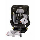 ISOFIX-es 360°-ban forgatható Mama Kiddies iSize Capry biztonsági autósülés (40 -150 cm) fekete színben + Ajándék