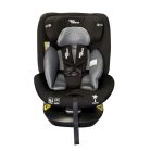 ISOFIX-es 360°-ban forgatható Mama Kiddies iSize Capry biztonsági autósülés (40 -150 cm) fekete színben + Ajándék