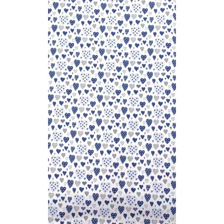 Mama Kiddies Baby Bear 2 részes ovis ágyneműhuzat szivecskés mintával  világoskék színben