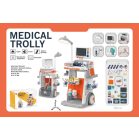 Mama Kiddies fogászati orvosi kocsi szett fénnyel és hang effektekkel