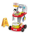 20 részes Mama Kiddies Little Helper takarító szett, kiegészítőkkel piros színben