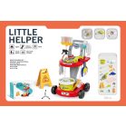 20 részes Mama Kiddies Little Helper takarító szett, kiegészítőkkel piros színben
