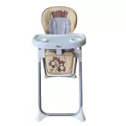 Mama Kiddies Lylyan multifunkciós etetőszék bézs színben macis mintával színben+ Ajándék