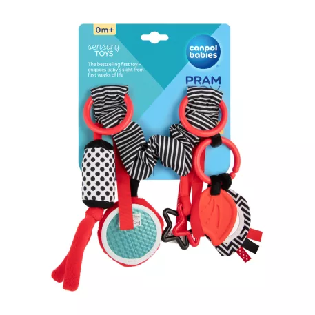 Canpol babies SENSORY TOYS babakocsira vagy autóba szerelhető játék