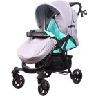 Mama Kiddies Light4 Go Sport babakocsi türkiz-szürke színben + Lábzsák + Ajándék