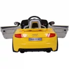 Audi TT RS Roadster elektromos autó távirányítóval sárga színben (dupla motor és akkumulátor)