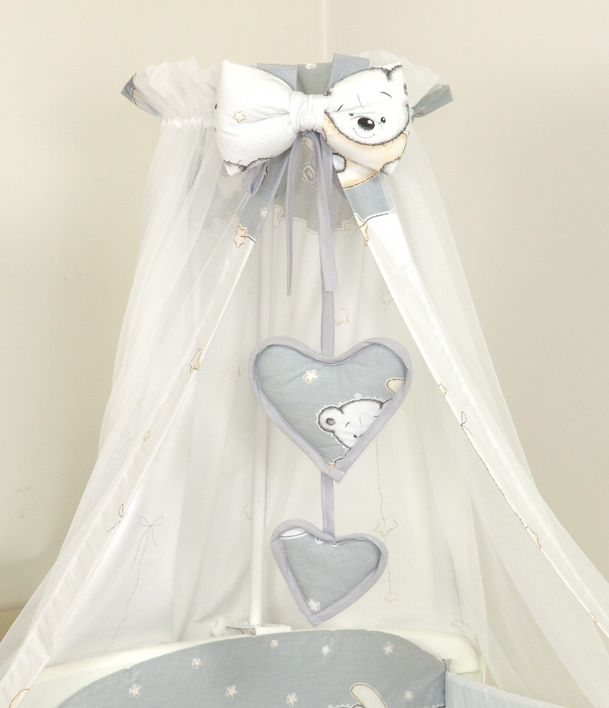 Mama Kiddies Baby Bear 6 részes babaágynemű 180° os rácsvédő Mama Kiddies Baby Bear 6 részes babaágynemű 180° os rácsvédő
