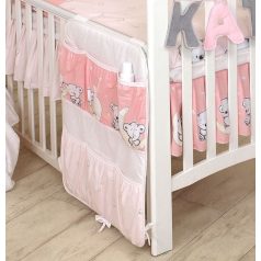   Mama Kiddies Baby Bear zsebes tároló rózsaszín macis mintával
