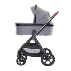 Mama Kiddies PRIMO 4az1-ben multifunkciós babakocsi szürke színben + Ajándék