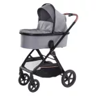 Mama Kiddies PRIMO 4az1-ben multifunkciós babakocsi szürke színben + Ajándék