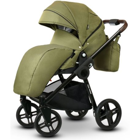 Mama Kiddies Flower Collection Green tea 3az1-ben multifunkciós babakocsi + ajándék