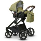 Mama Kiddies Flower Collection Green tea 3az1-ben multifunkciós babakocsi + ajándék