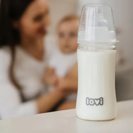 LOVI Üveg cumisüveg 250ml